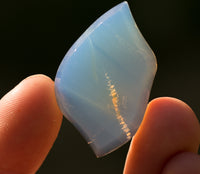 24 ct Designer Cut Blue Crystal Opal from Opal Butte, Morrow County, Oregon