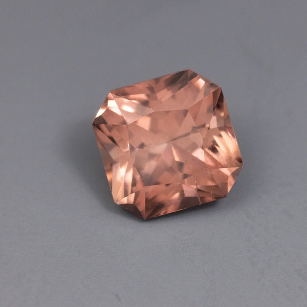 IG* 6mm Rosé Color Loose Faceted Tourmaline from the Congo