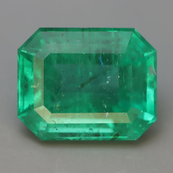 IG* 3.90ct Ethiopian Emerald Facet GIA cert option
