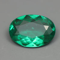 IG* Loose Zambian Emerald Faceted Oval