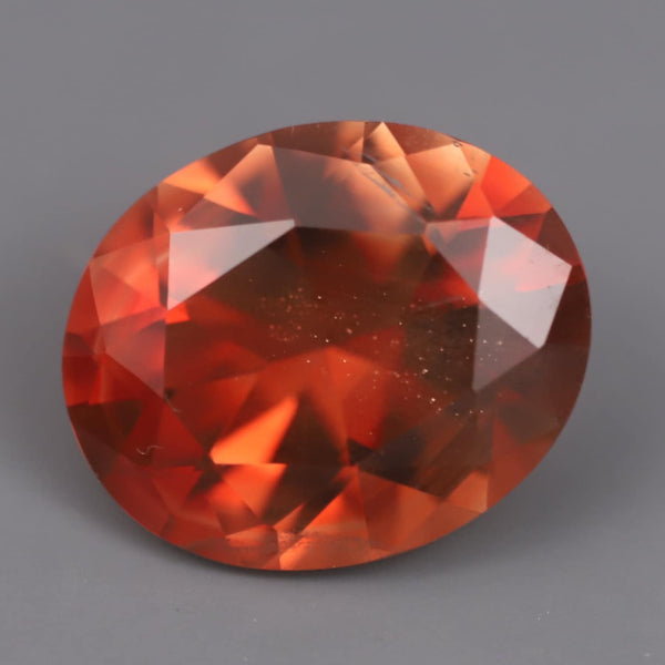 IG* 2.90ct Red Oregon Sunstone Faceted Pair9x11 Oval