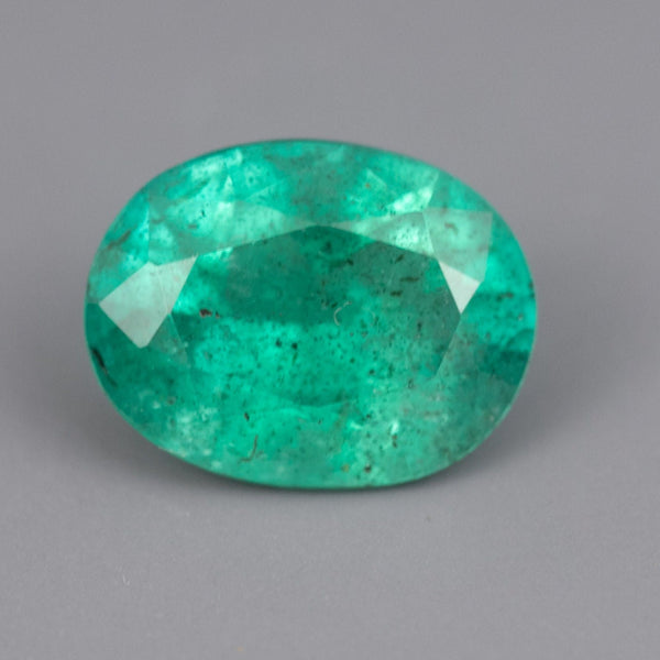 IG* 1.23ct Natural Zambian Emerald 8x3 Oval