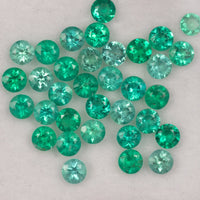 IG*  3mm Emerald Round Calibrated Diamond Cut