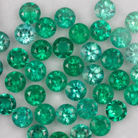 IG*  3.5mm Emerald Round Calibrated Diamond Cut