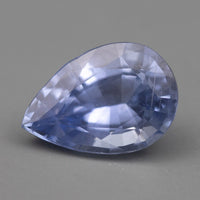 IG* 1.04ct Blue Ceylon Sapphire Pear 5.5x7.5