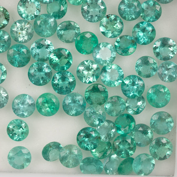 IG*  3.75mm Emerald Round Diamond Cut