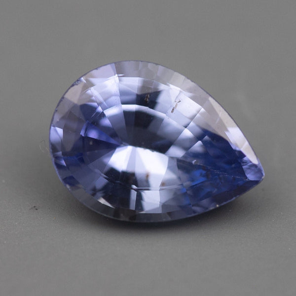 IG* 0.96 ct Blue Ceylon Sapphire Pear 5.5x7.5